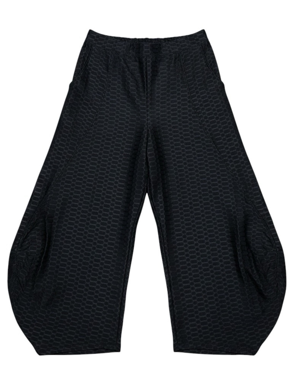 Kozan Jada Pant Textured Black Lantern Lagenloon Size XL